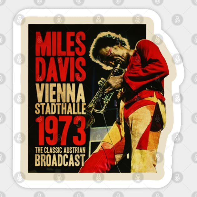 The Classic Miles Davis Sticker by THEVARIO